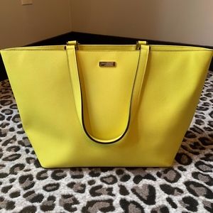 Neon Yellow Large Tote - Kate Spade